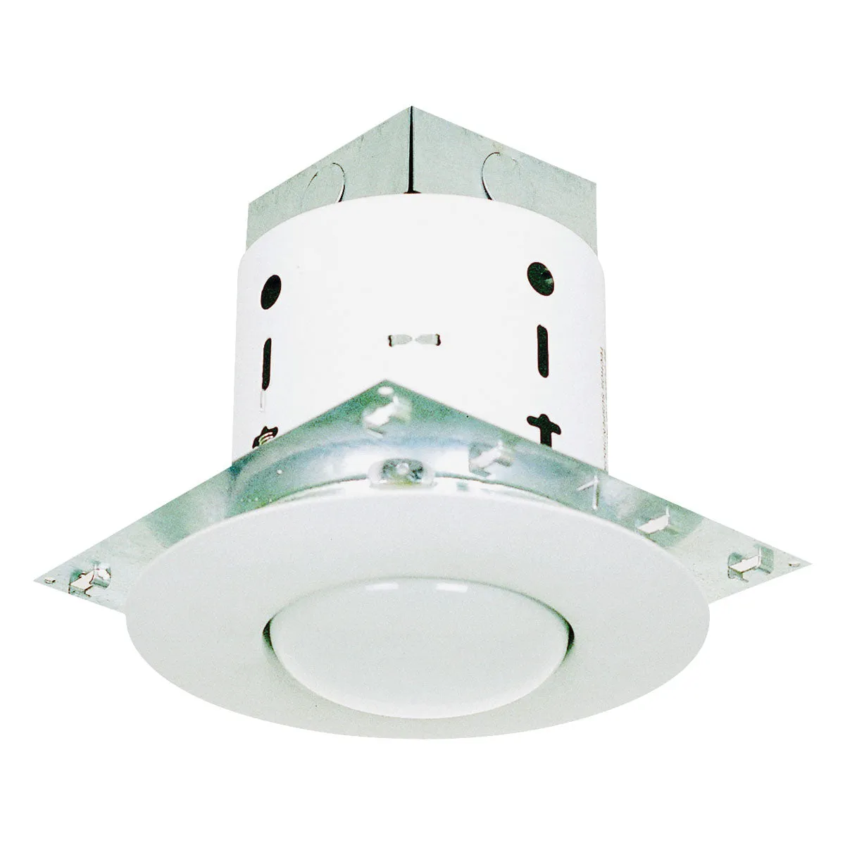 Boston Harbor 30002WH-3L Recessed Light Fixture, 75 W, 120 V, 1-Lamp, Par30/R30 Lamp, Steel, White, White