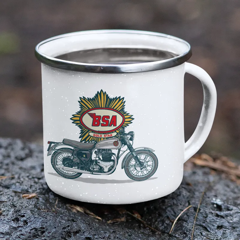 BSA ENAMEL MUGS