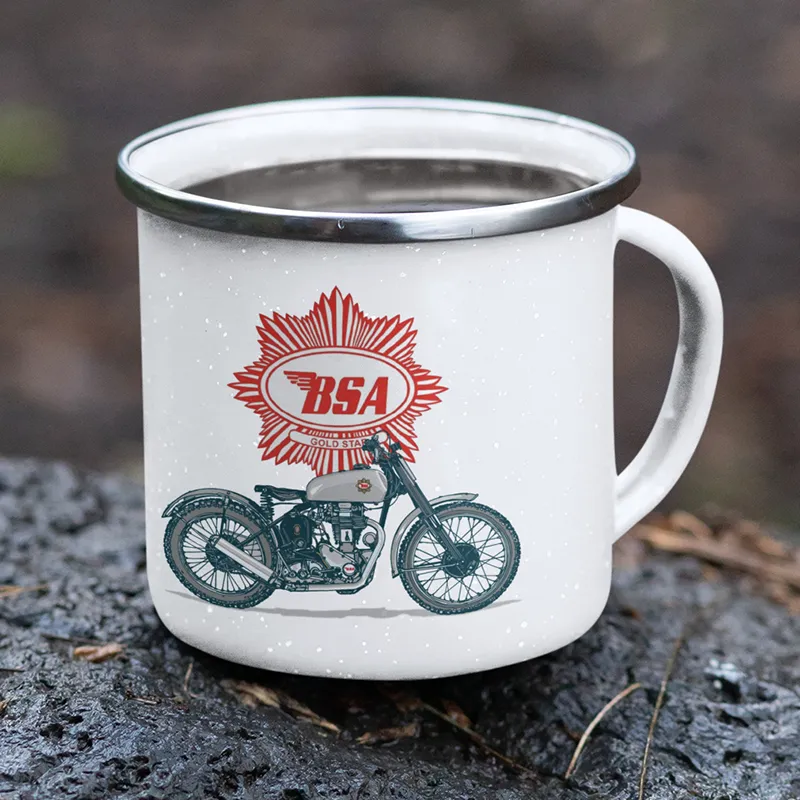 BSA ENAMEL MUGS