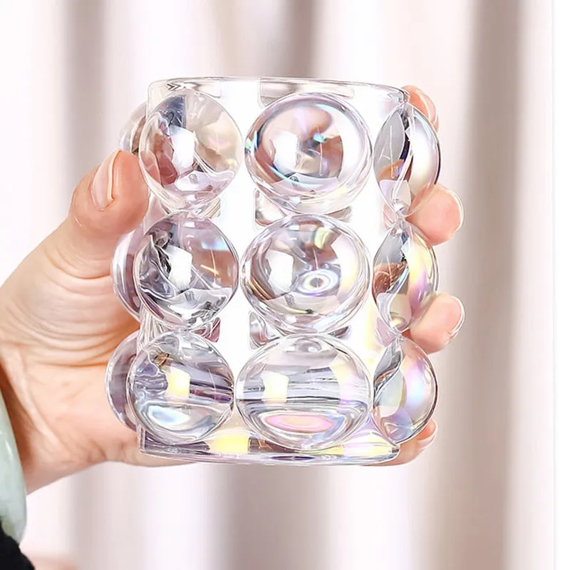 Bubble Cup Glass Desktop Organizer