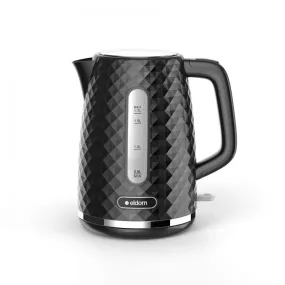 C280c Eldom Kettle Elli, Capacity 1.7 L, Power 2200 W, Black, Strix, Black