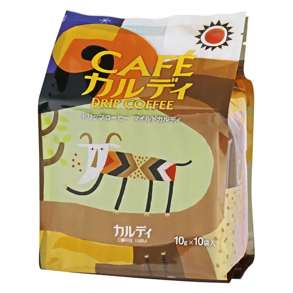 Cafe Kaldi Drip Coffee Mild Kaldi - 10 Single Serving Bags