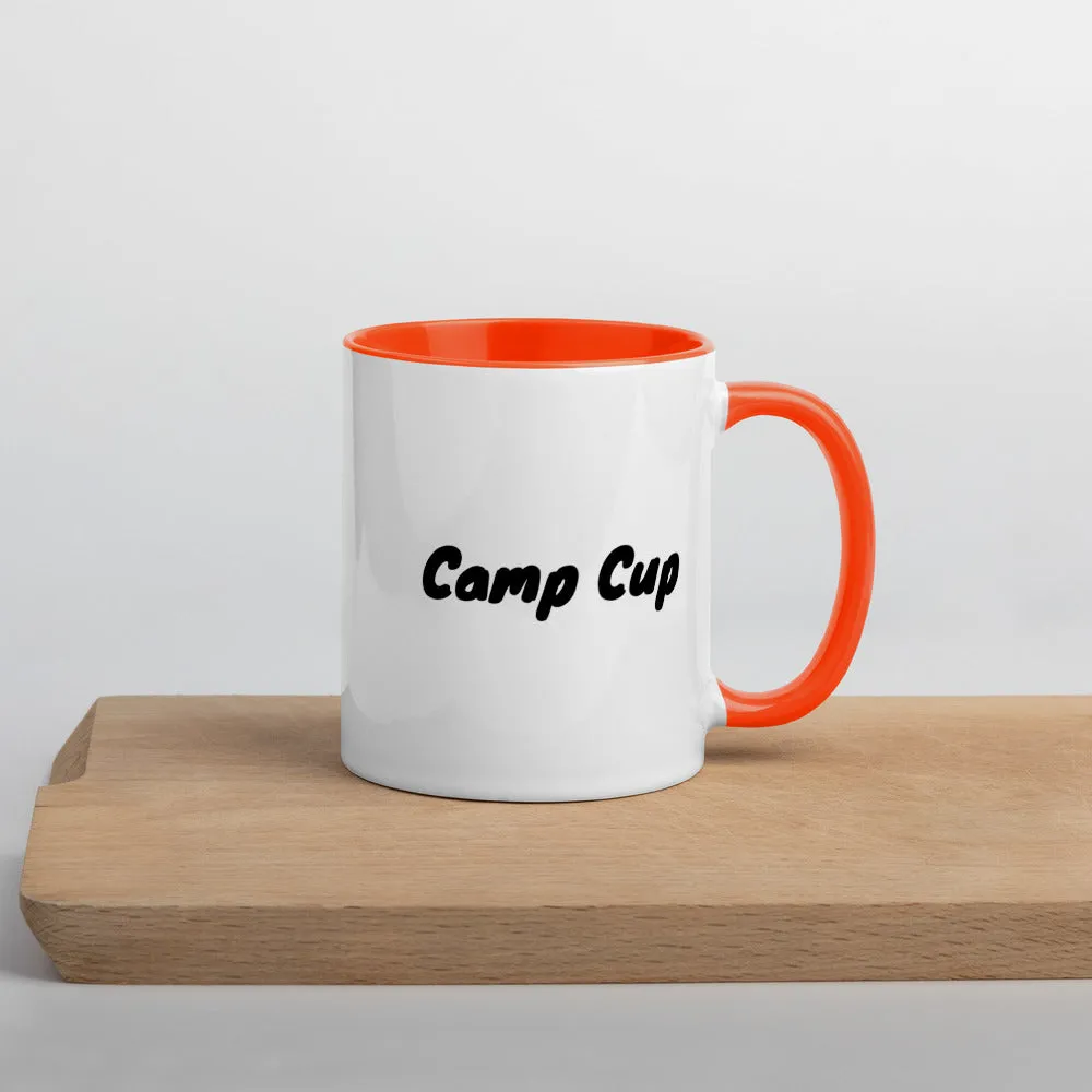 Camp Cup with Rainbow Woods Logo