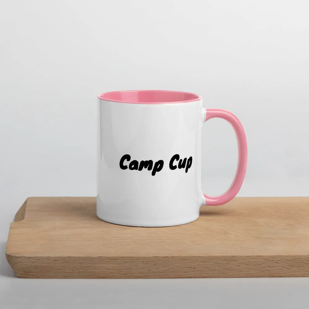 Camp Cup with Rainbow Woods Logo