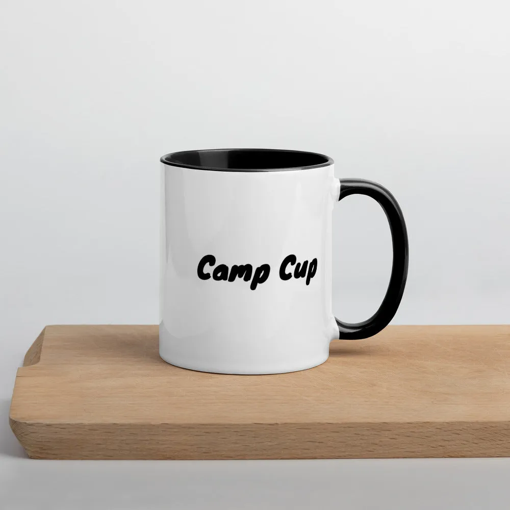 Camp Cup with Rainbow Woods Logo