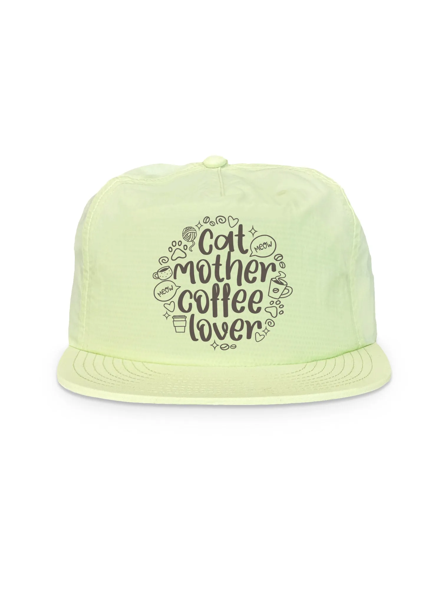 Cat Mother Coffee Lover Quick-Dry Cap