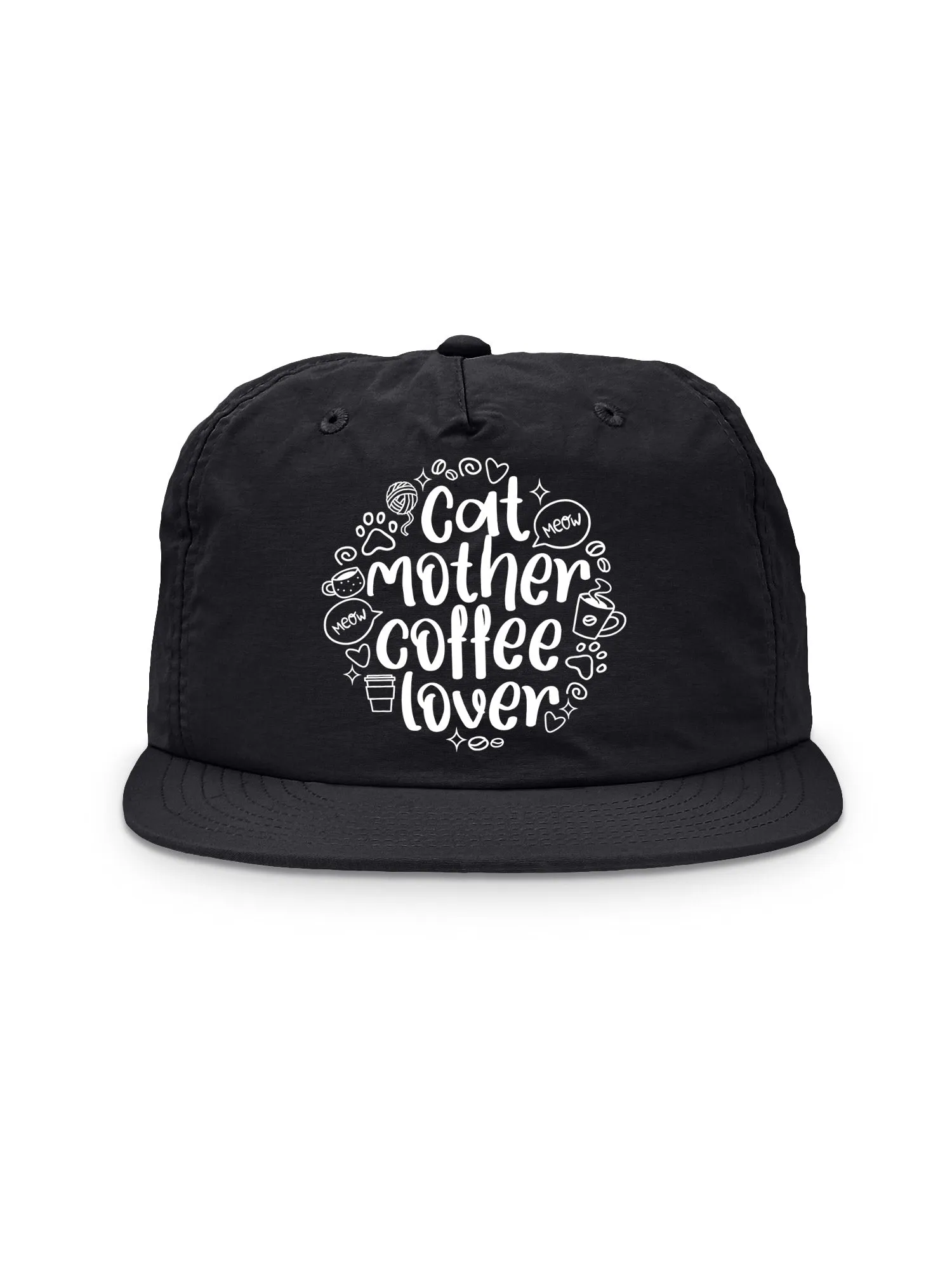 Cat Mother Coffee Lover Quick-Dry Cap