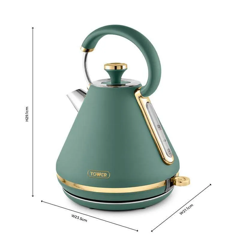 Cavaletto Pyramid Kettle - Jade Green