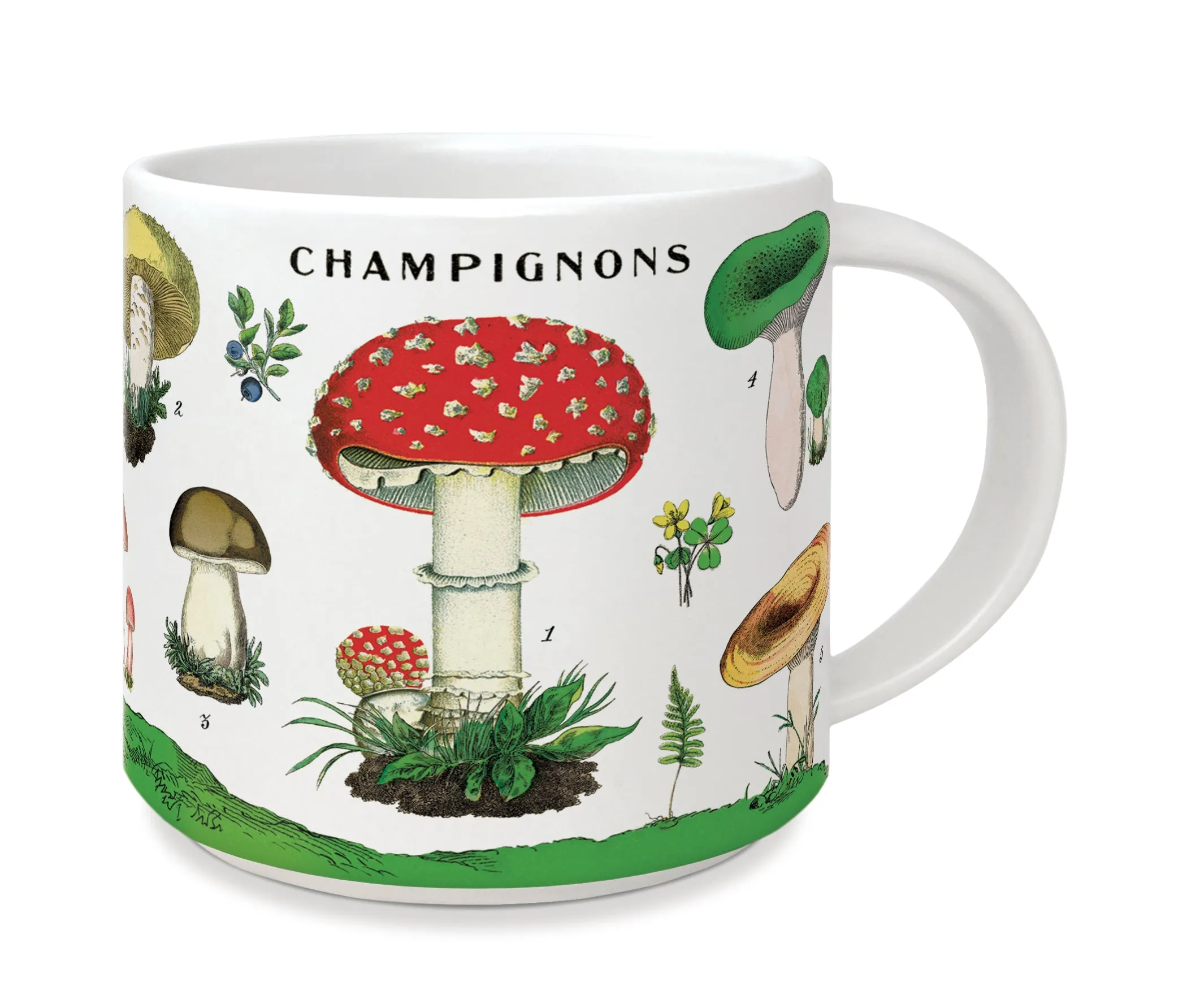 Cavallini & Co. Mushrooms Ceramic Mug