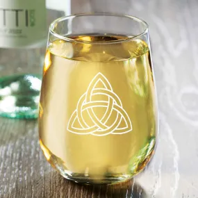 Celtic Trinity Wine Glass