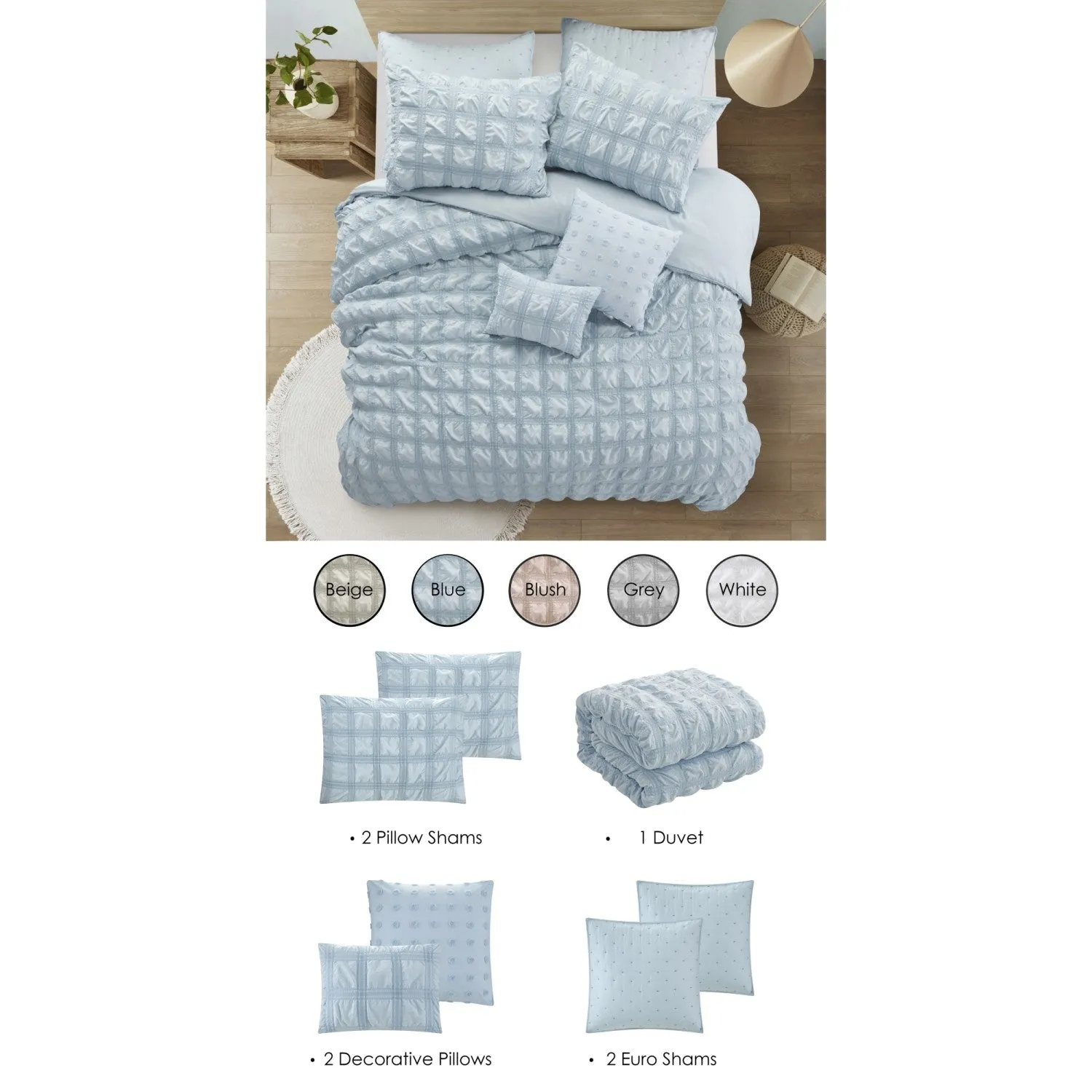 Checker Duvet Set