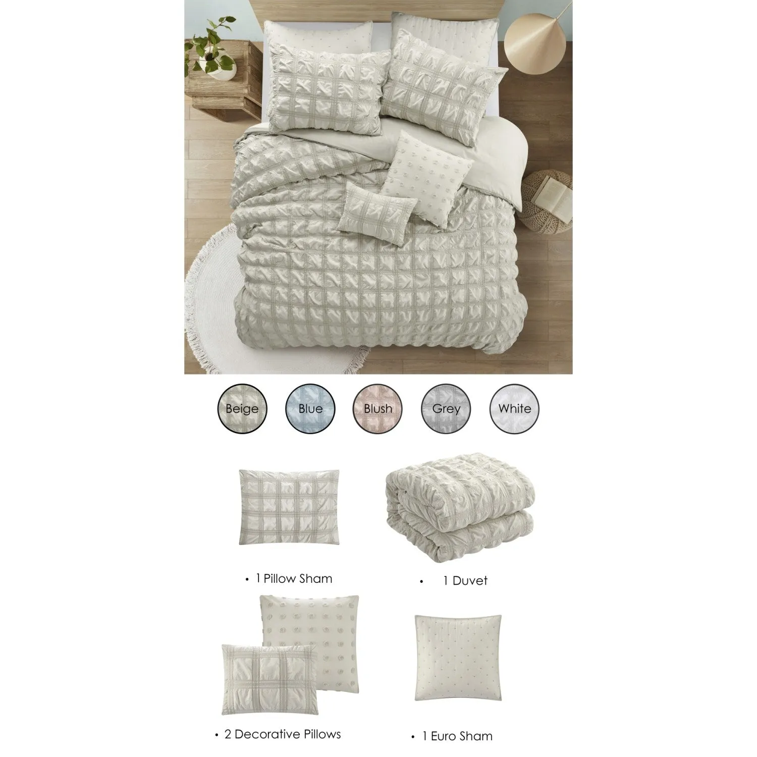 Checker Duvet Set