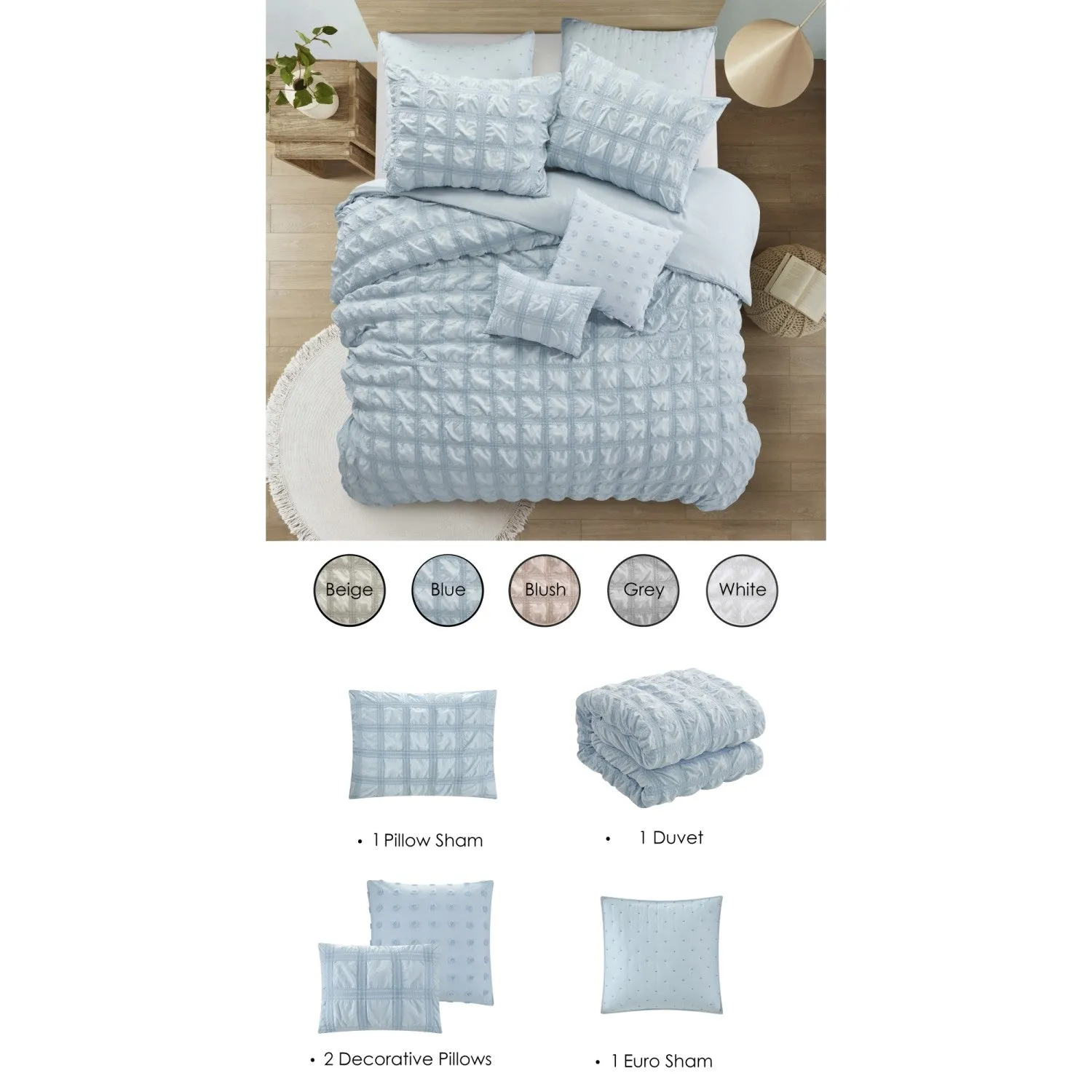 Checker Duvet Set