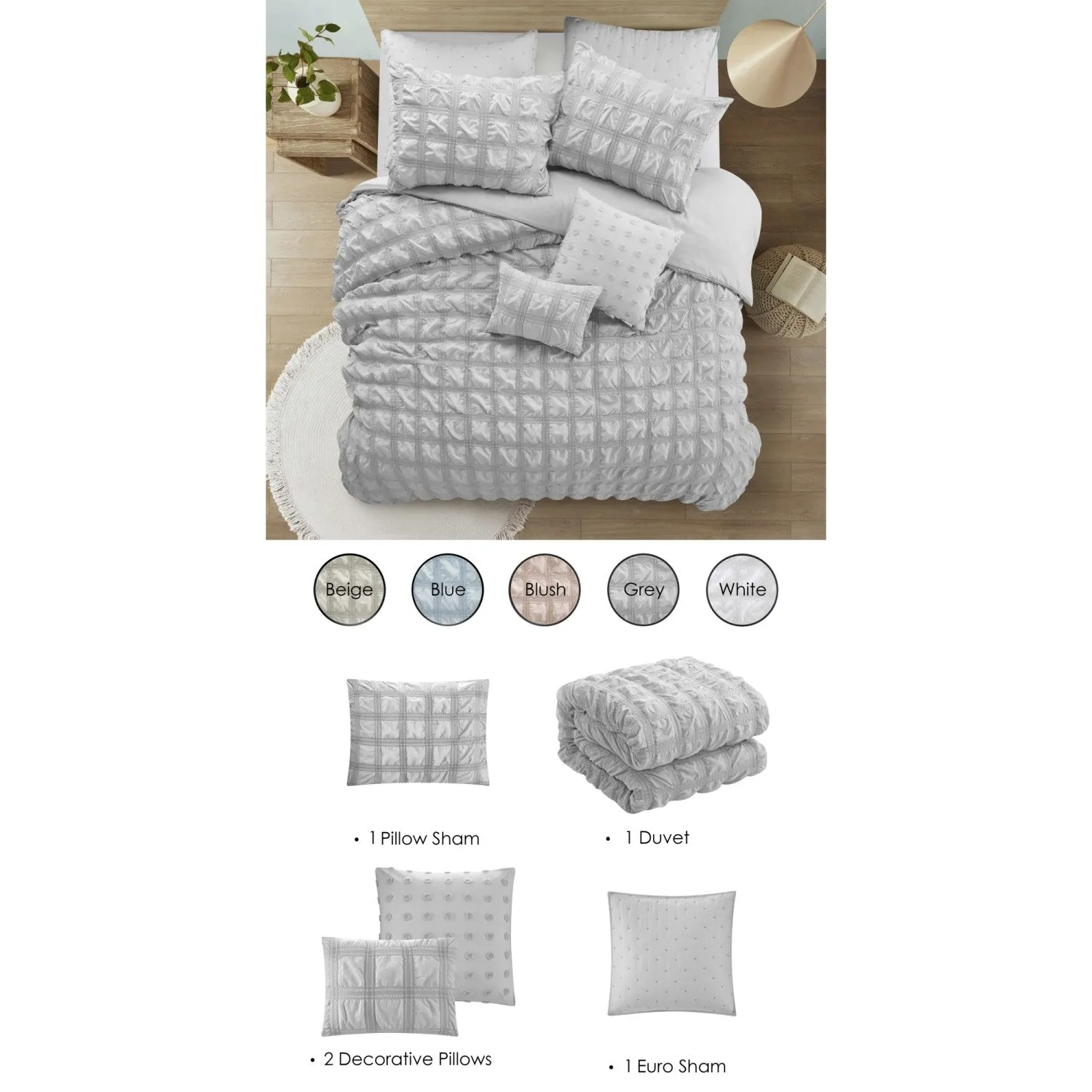 Checker Duvet Set