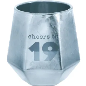 Cheers 19 3 oz Geometric Shot Glass