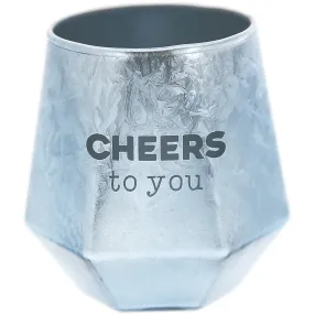 Cheers To You 3 oz Geometric Shot Glass