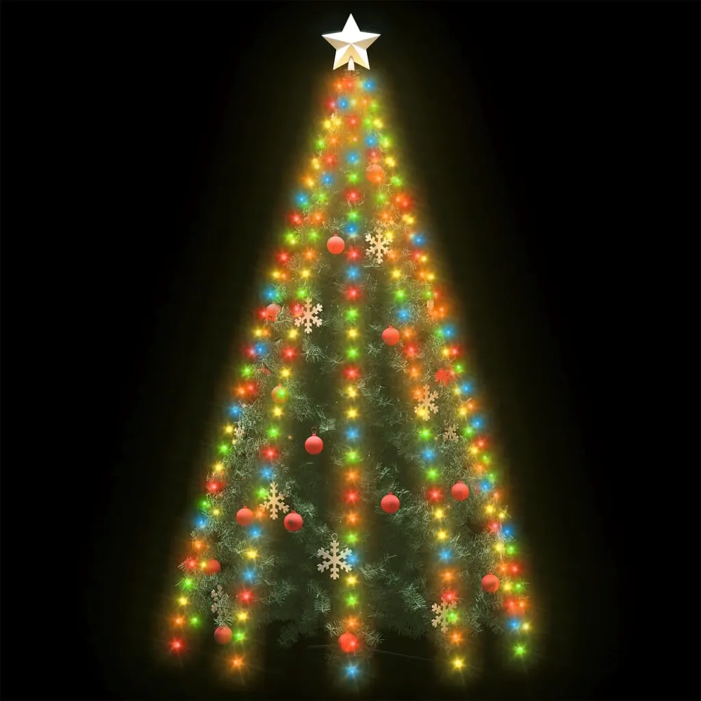 Christmas Tree Net Lights with 300 LEDs Colourful 300 cm