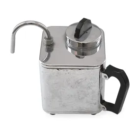 Chrome Cube Kettle w/ Black Handle