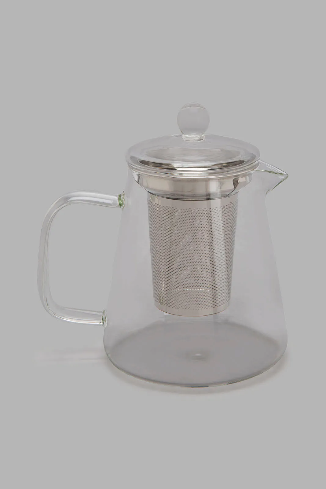 Clear Glass Teapot With Filter