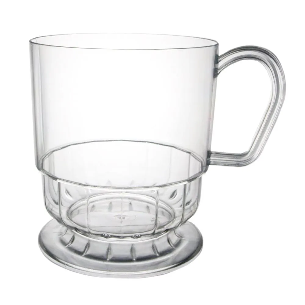 Clear Plastic Classic Folgers Coffee Cups 8oz 10 Ct