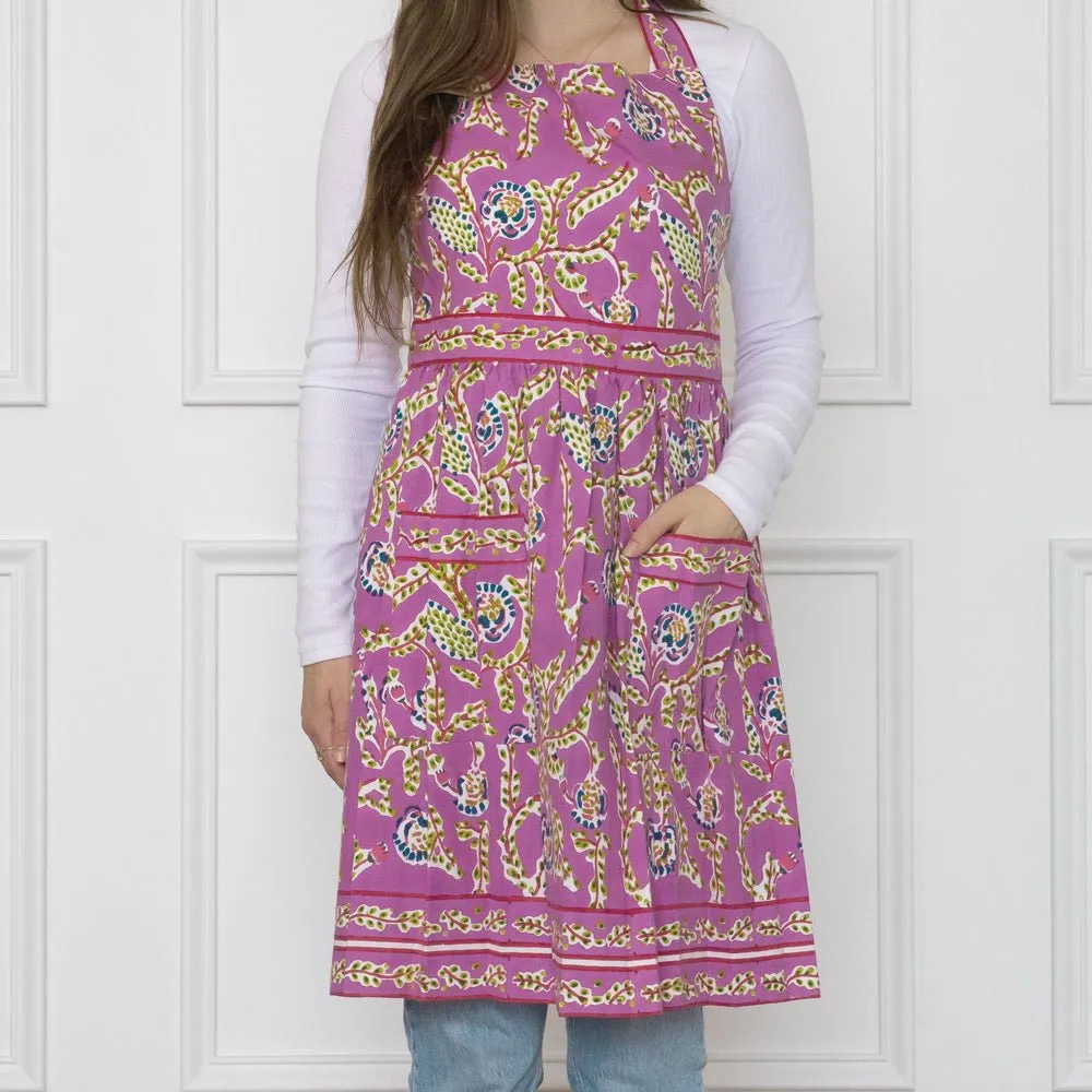 Climbing Dahlia Lilac Apron