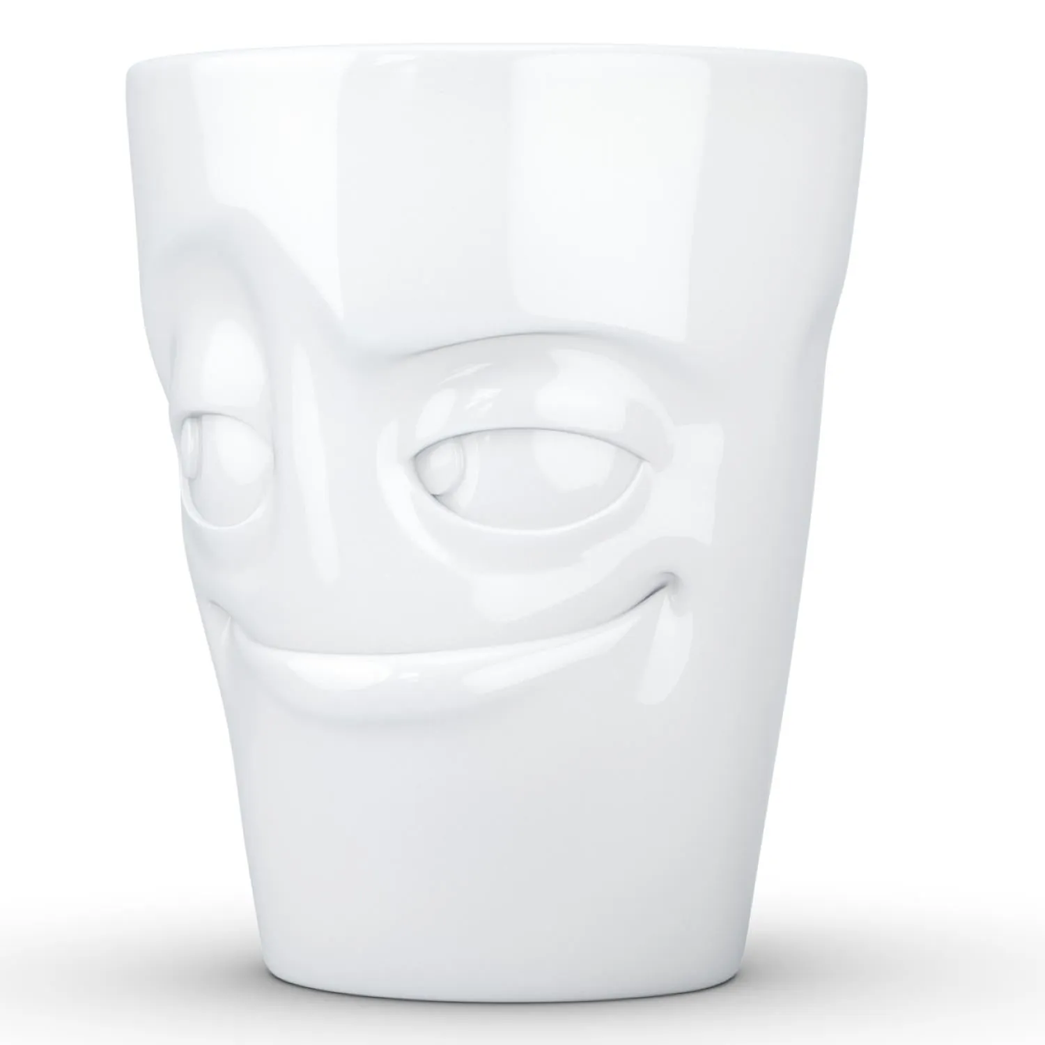 Coffee Mug with Handle, Impish Face