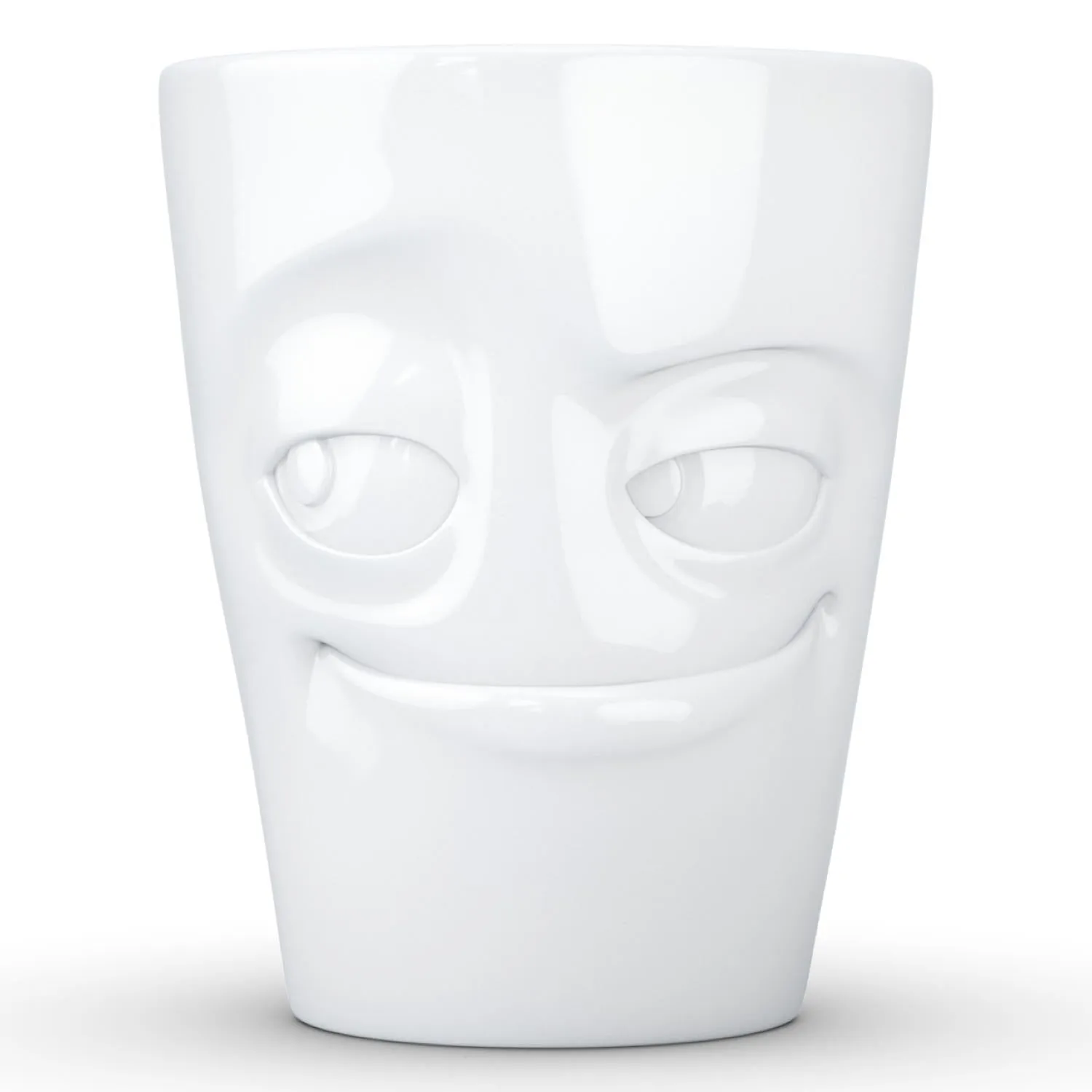 Coffee Mug with Handle, Impish Face