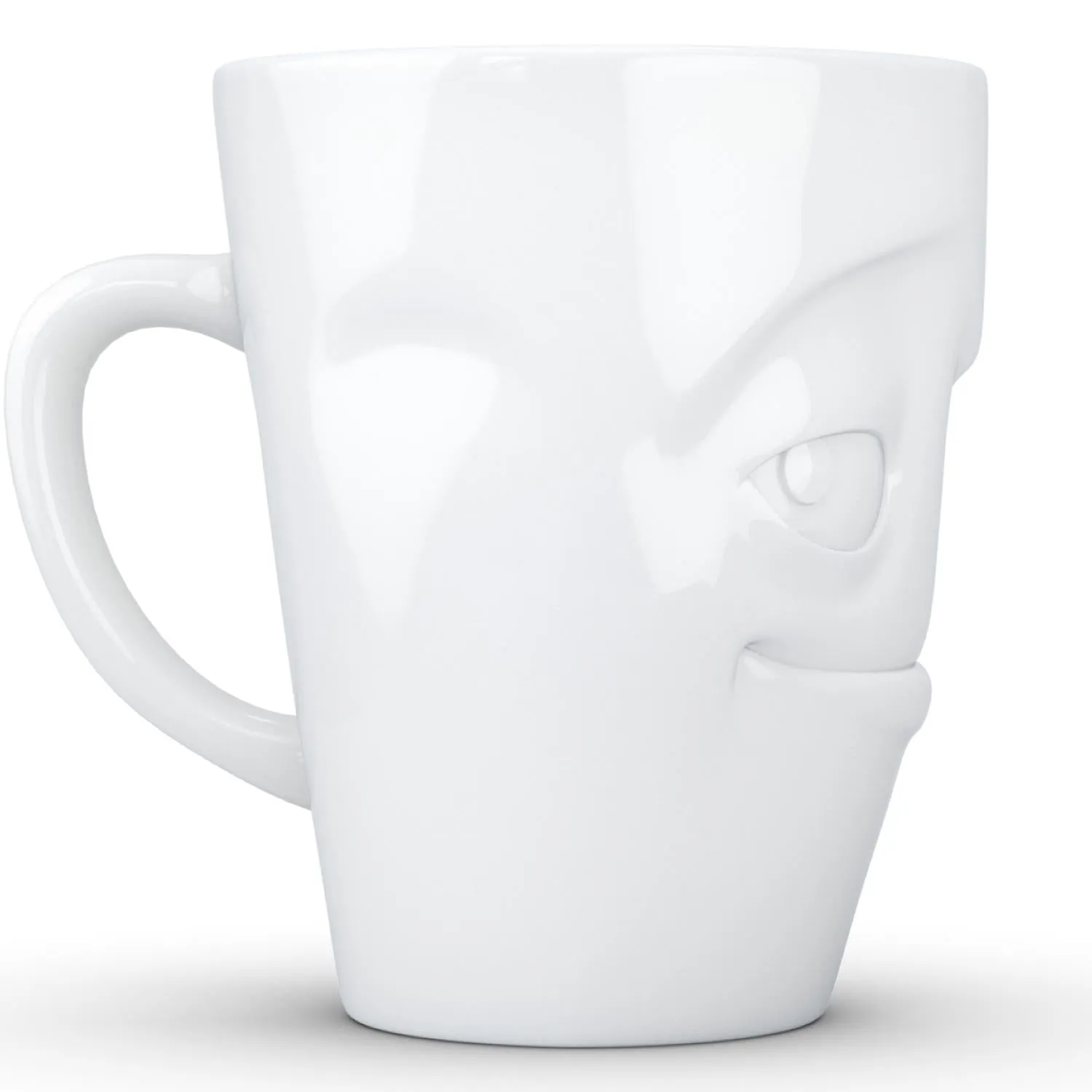 Coffee Mug with Handle, Impish Face