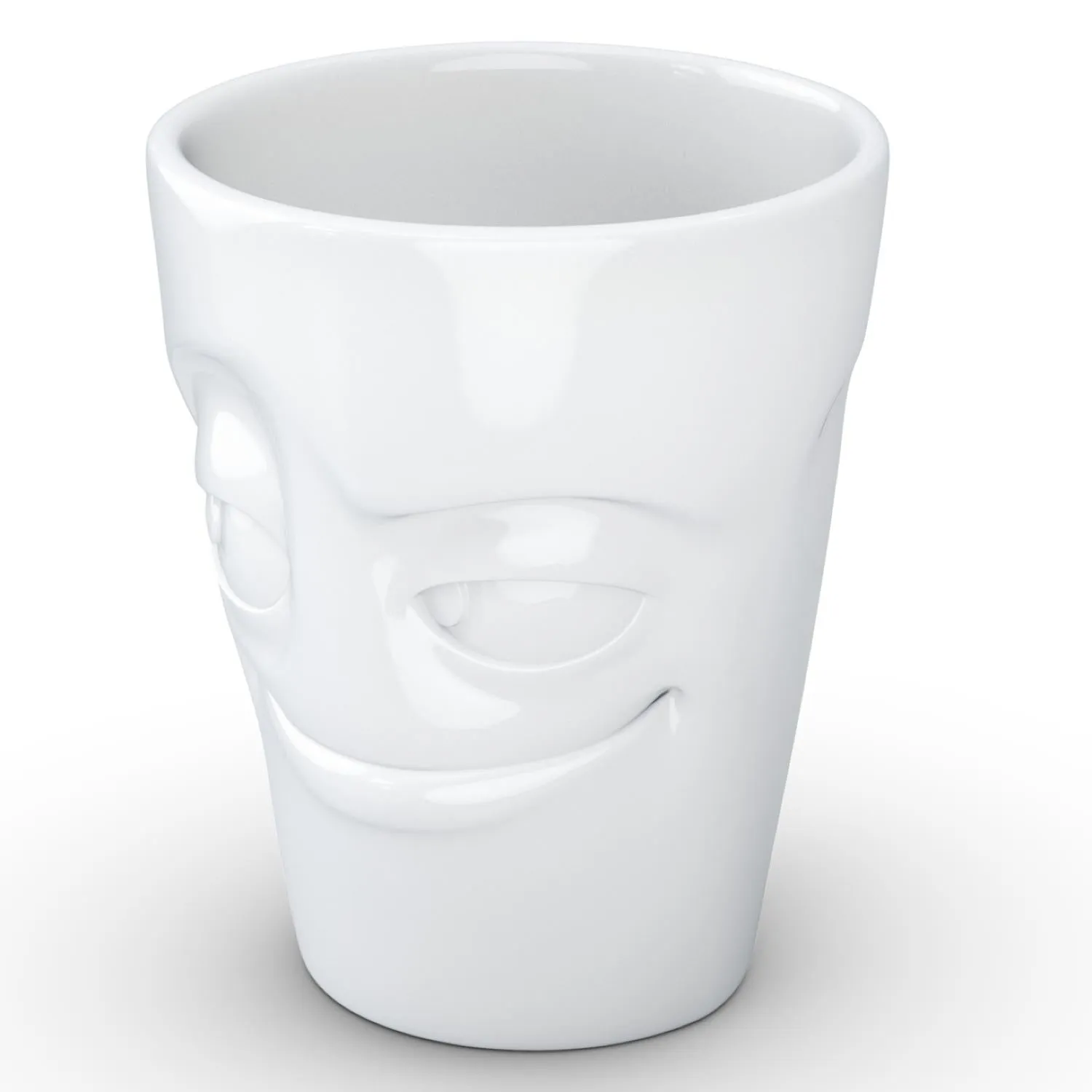 Coffee Mug with Handle, Impish Face