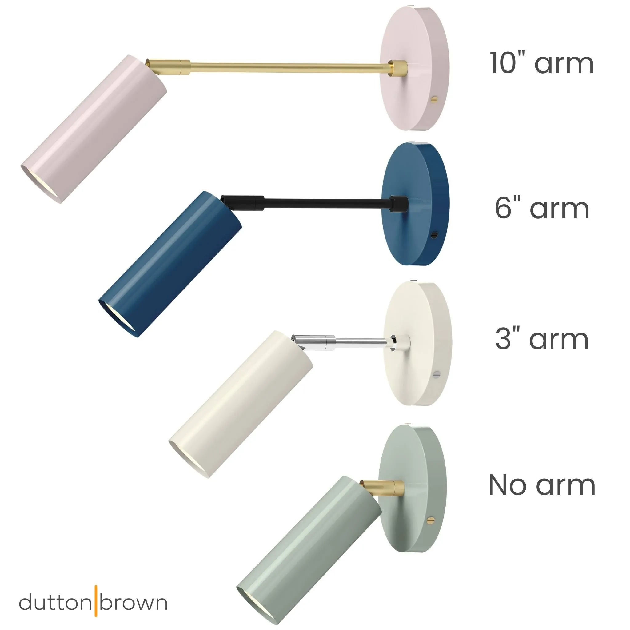 Color Reader Sconce - 10" Arm