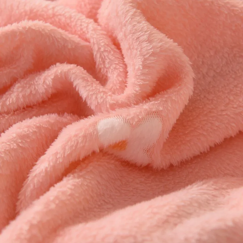 Coral Fleece Fitted Sheet with Elastic Band