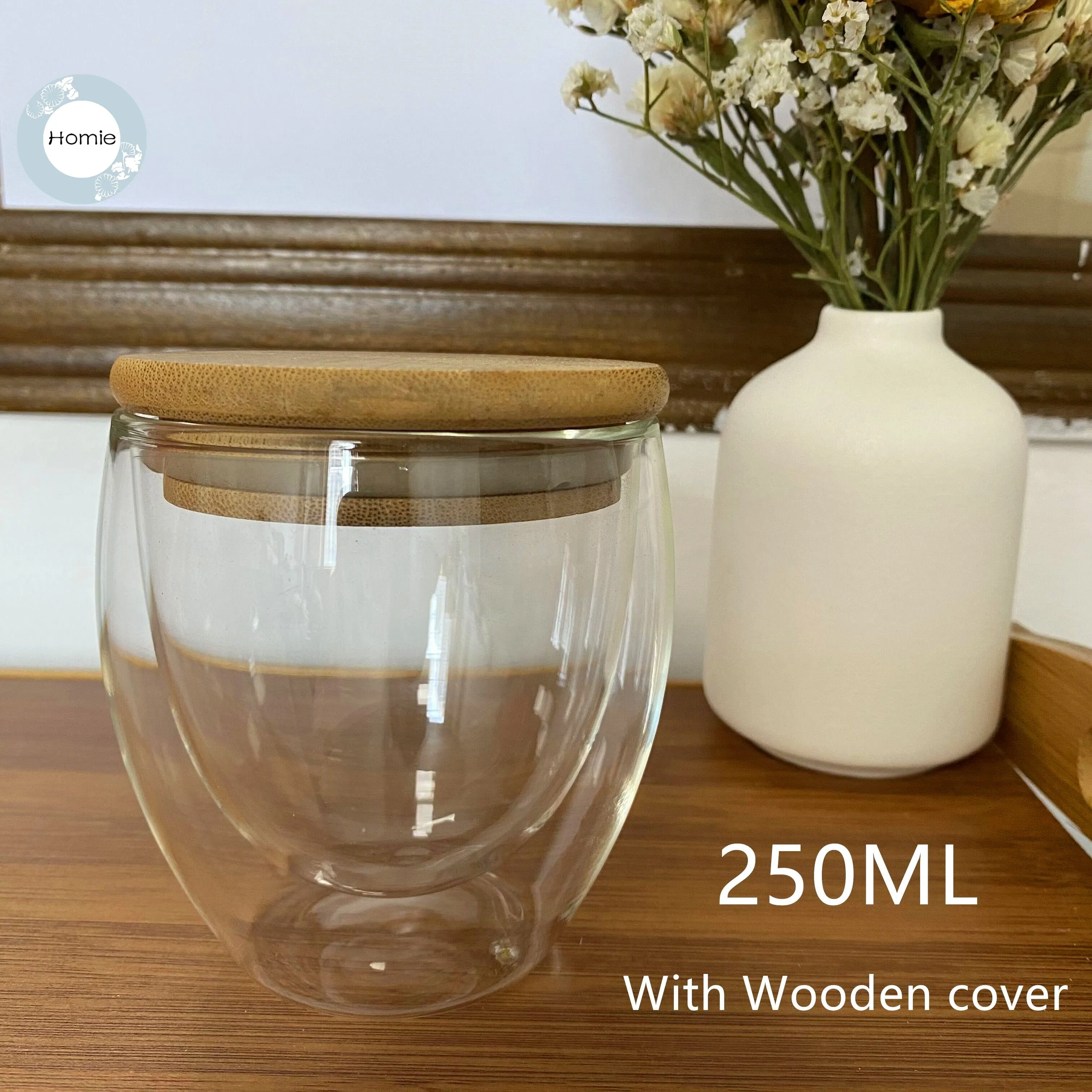 Creative glass mug Transparent Double Walls Glass