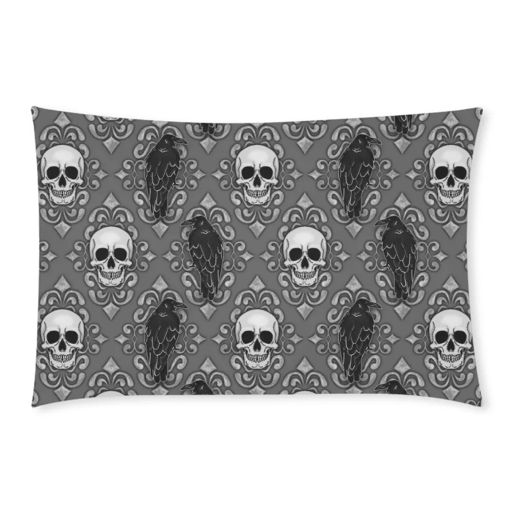 Crow & Skull Duvet & Pillow Shams