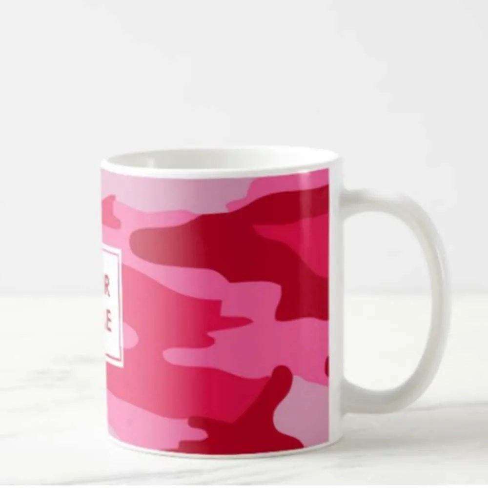 Customized Beautiful Mug - Pink Camo