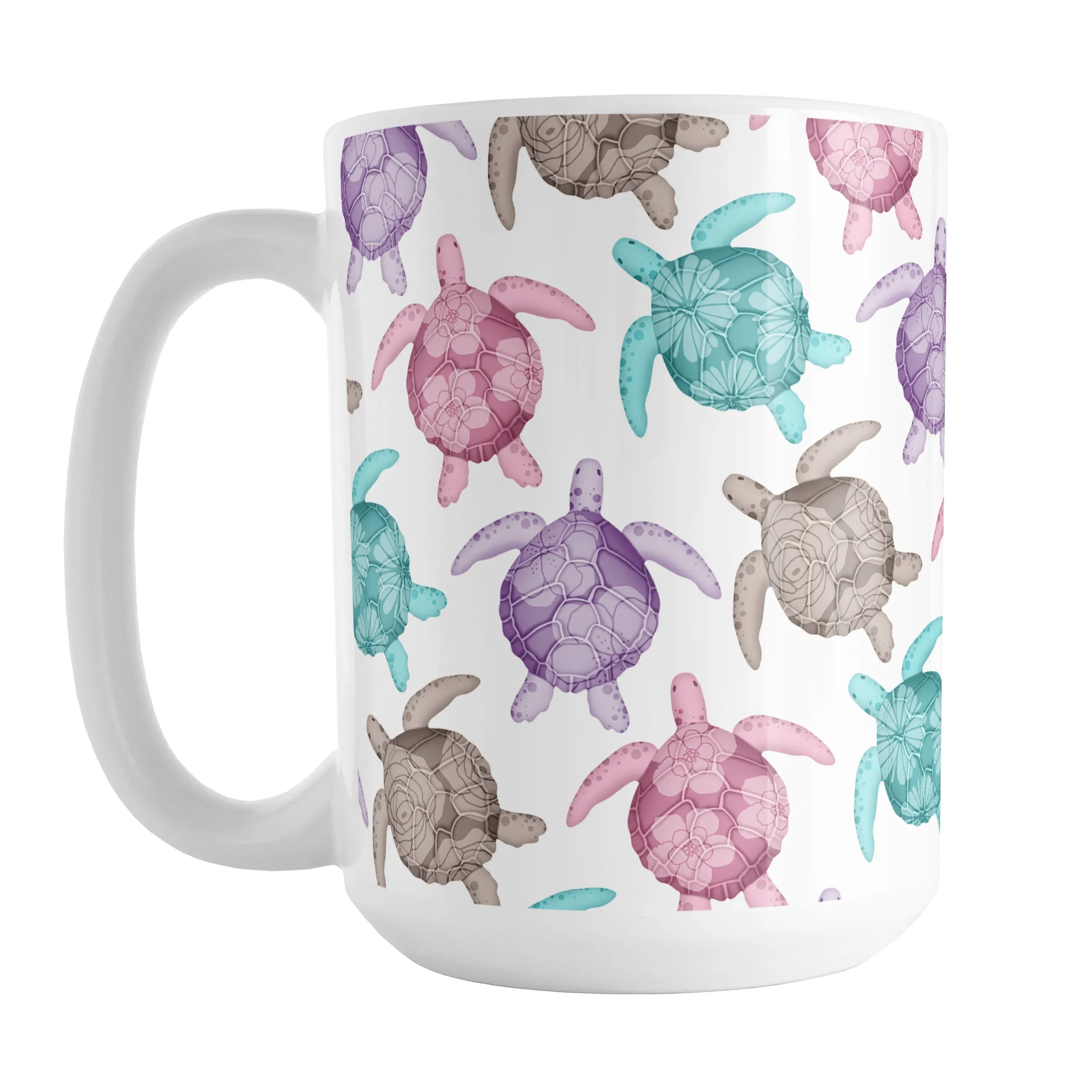 Cute Sea Turtles Pattern Mug