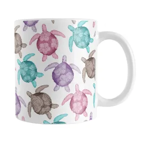 Cute Sea Turtles Pattern Mug