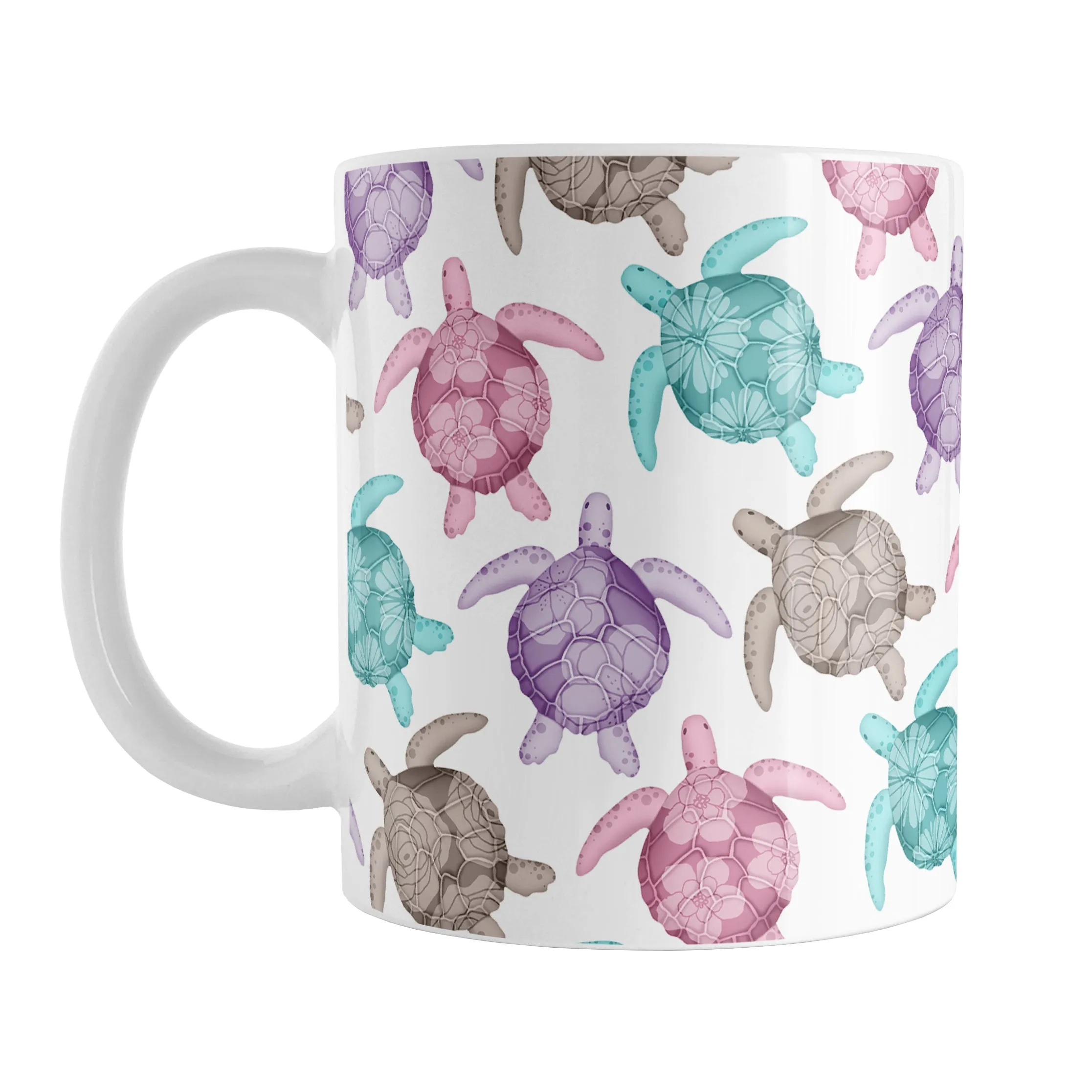 Cute Sea Turtles Pattern Mug