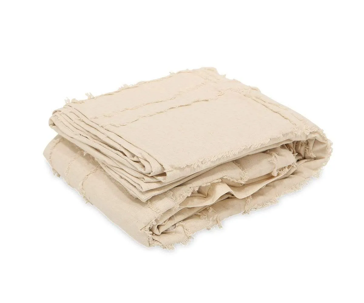 Dauda Duvet Cover   Shams Set - Beige