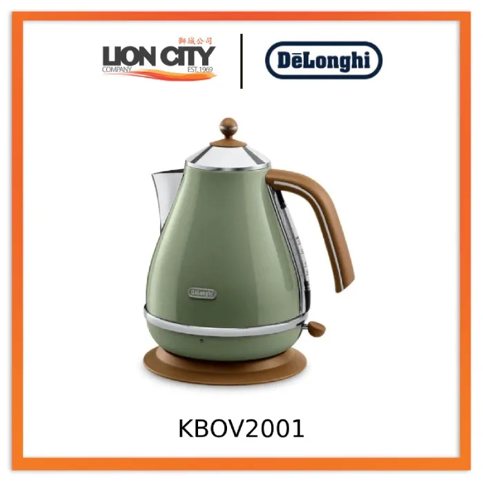 Delonghi KBOV2001 1.7L Icona Vintage Kettle