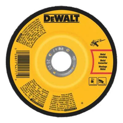 DeWalt® Type 27 Depressed Center Wheels, 4 1/2 in, A24R Grit, 13,300 rpm, Aluminum Oxide, DW4542