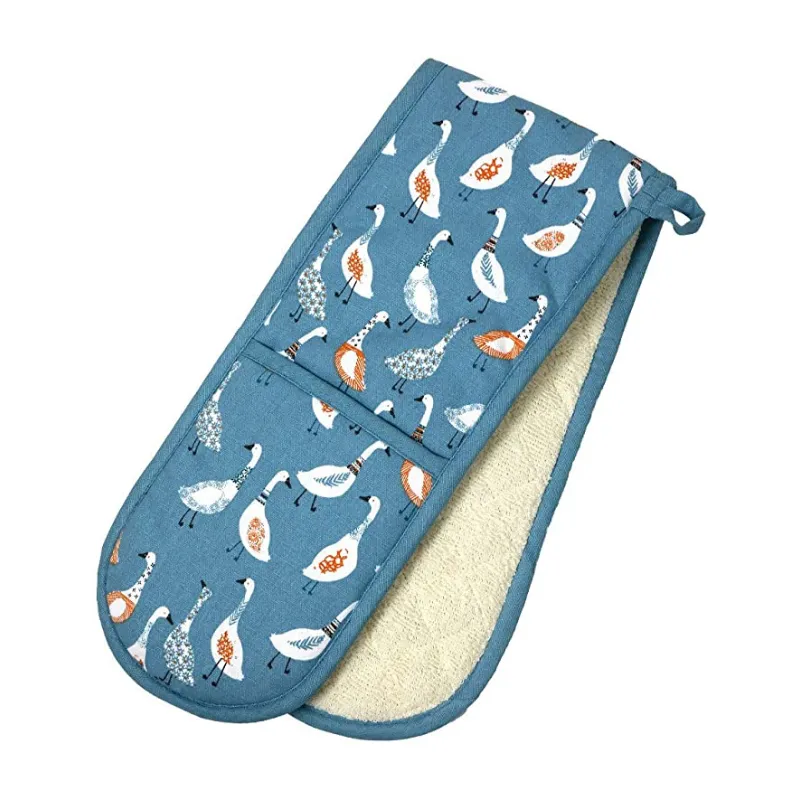 Dexam Giggling Geese Double Oven Glove