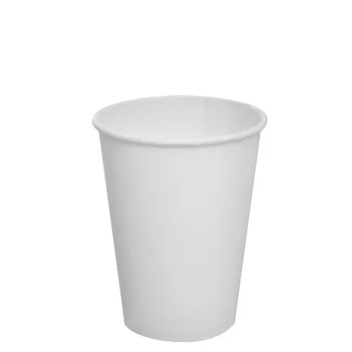 Disposable Coffee Cups - 12oz Paper Hot Cups - White (90mm) - 1,000 ct