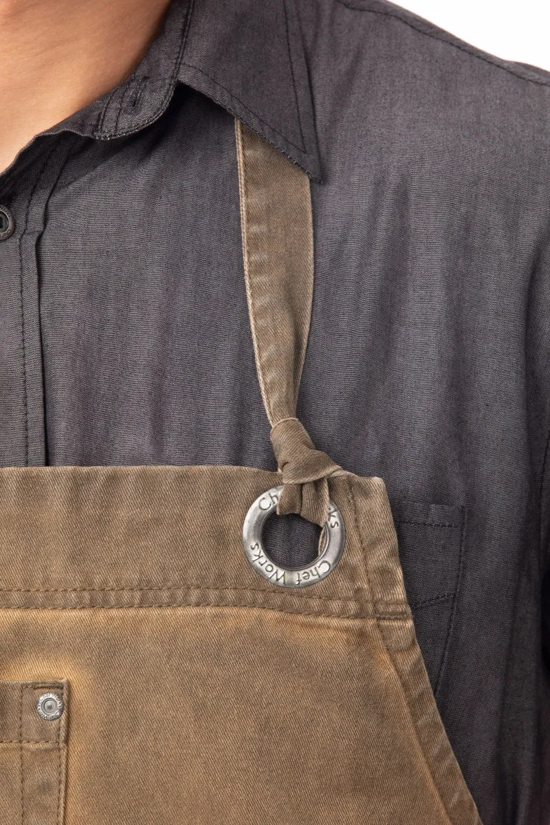 Dorset Golden Brown Bib Apron