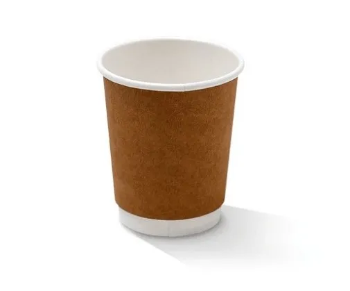 Double Wall Brown Cups 8oz