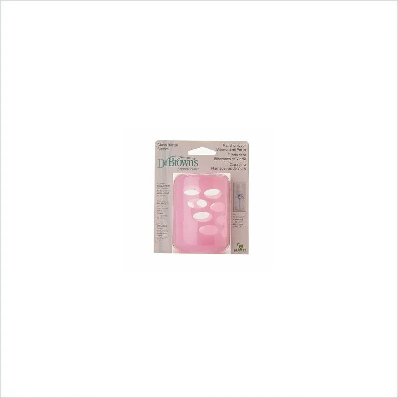 Dr. Brown's Glass Bottle Sleeve - 4 Oz Pink