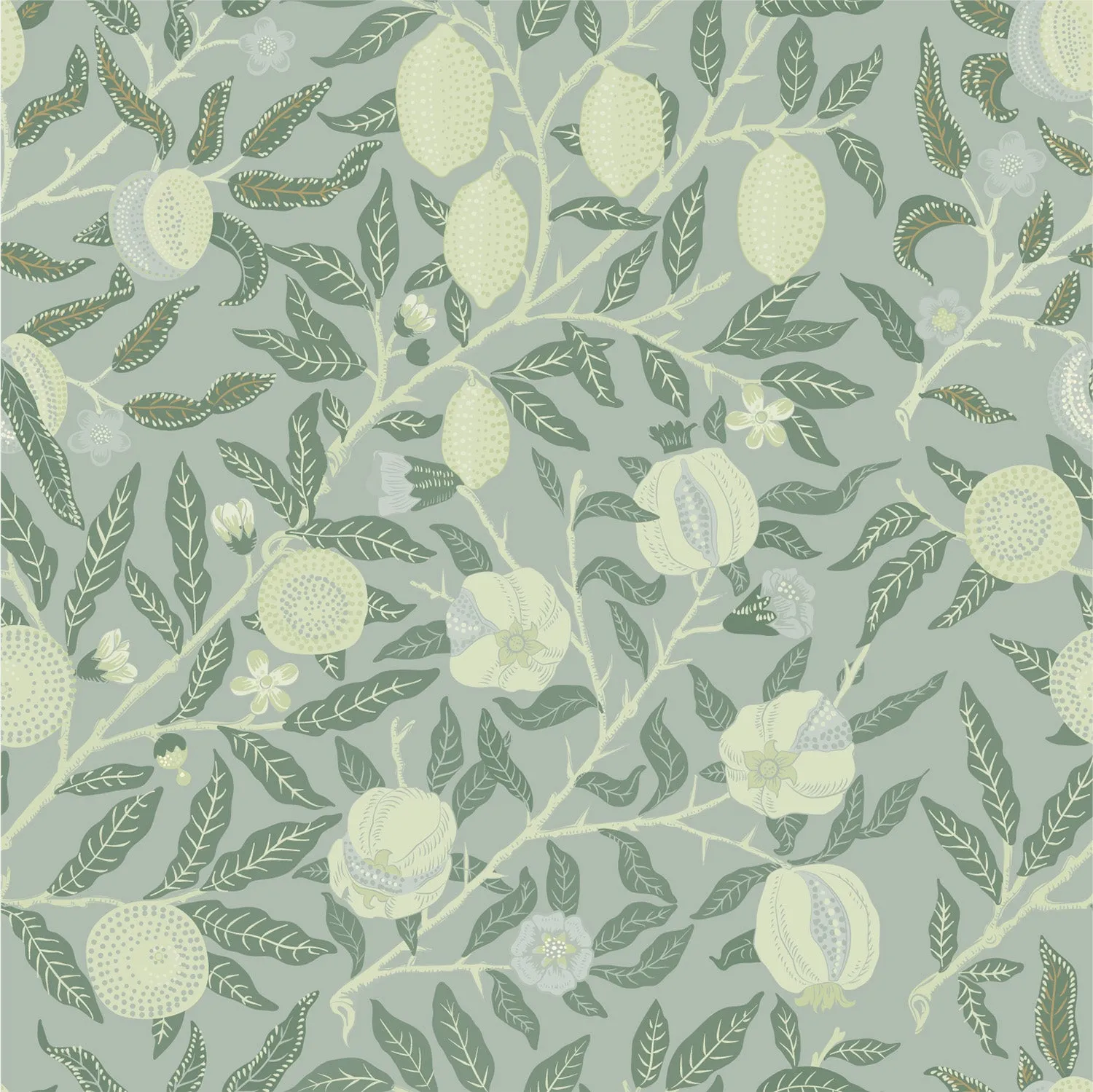 Duvet Cover Set - Vintage Illustration of Fruit or Pomegranate (William Morris)