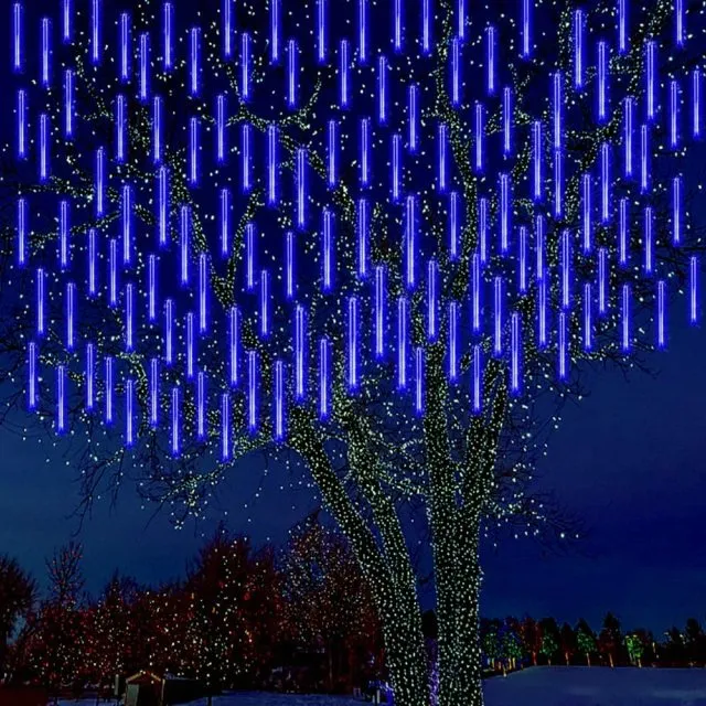 Ecom Waterproof LED Meteor Shower Rain Lights