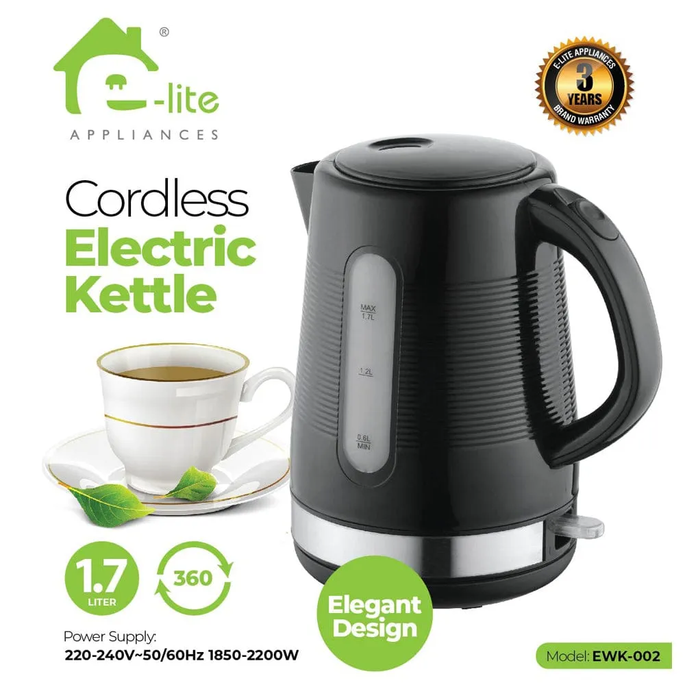 ELECTRIC KETTLE 1.7 LITER - EWK-002 - 3 YEARS WARRANTY