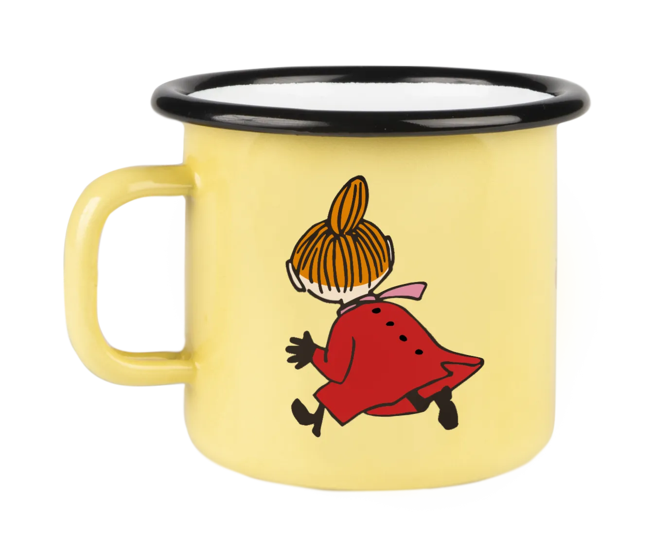 Enamel Mug - Little My, Yellow (Retro, 2.5dl)