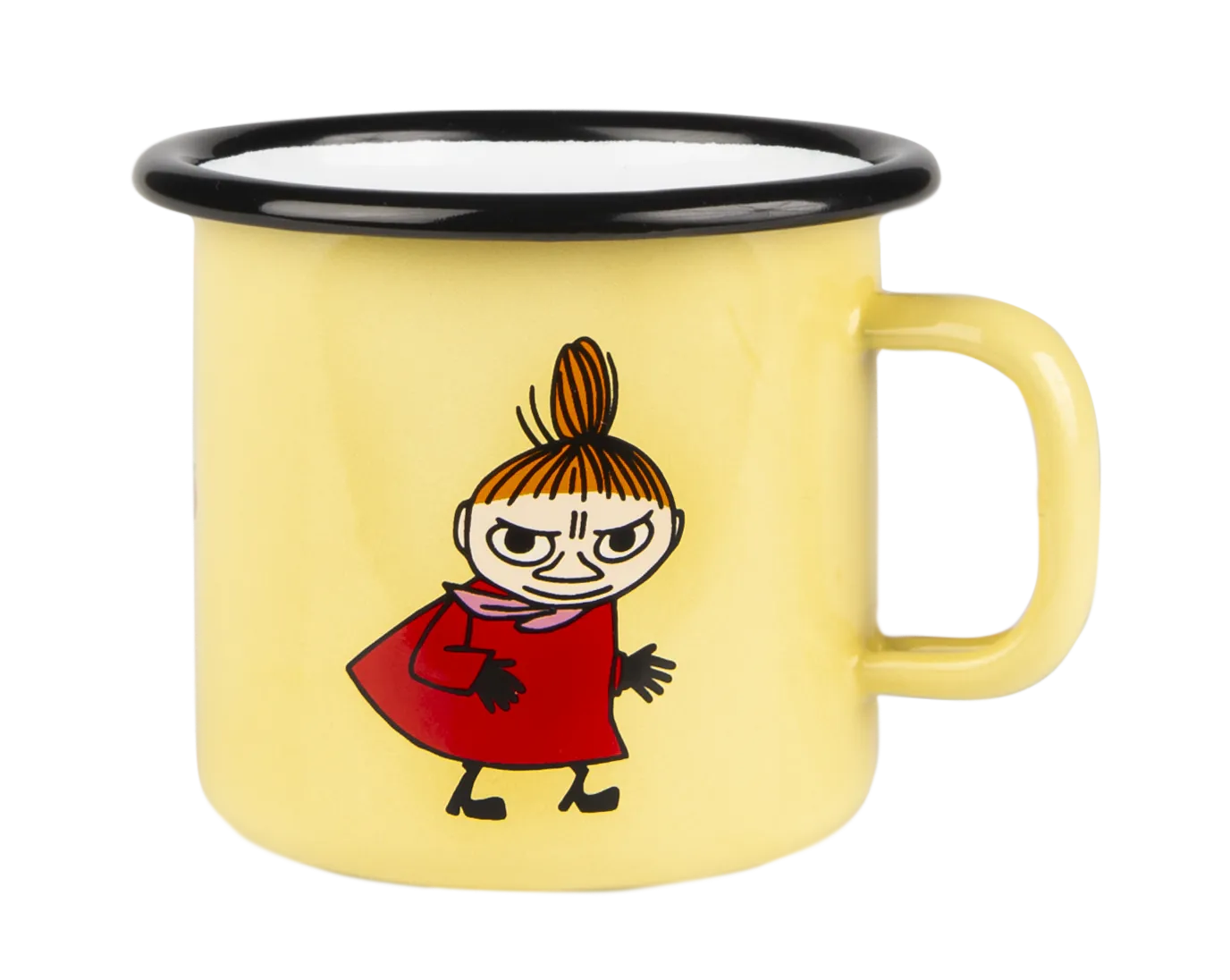 Enamel Mug - Little My, Yellow (Retro, 2.5dl)